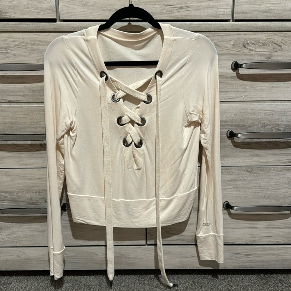 Alo Yoga Lace-Up Long Sleeve